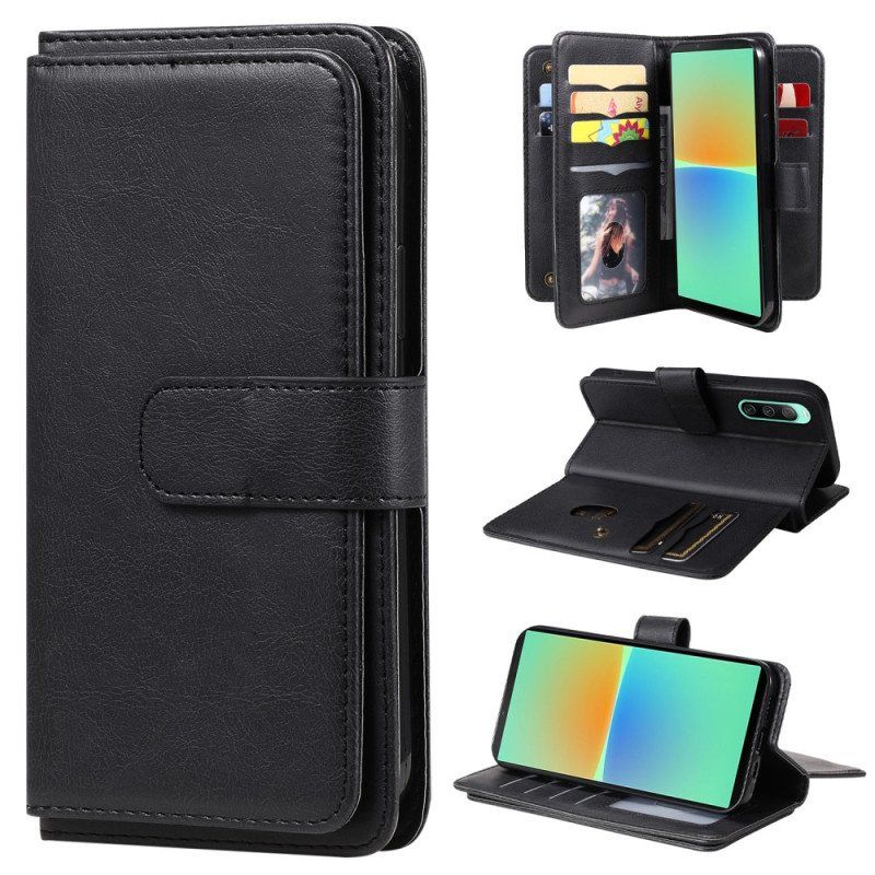 Etui Folio do Sony Xperia 10 IV 10 Posiadaczy Kart