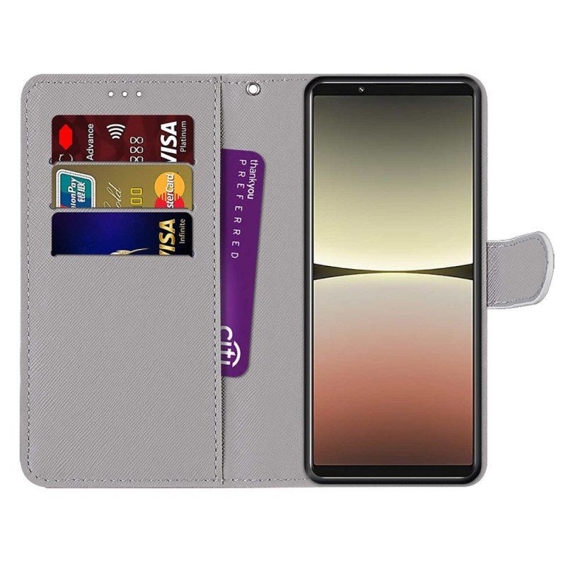 Etui Folio do Sony Xperia 5 IV Kosmiczne Niebo