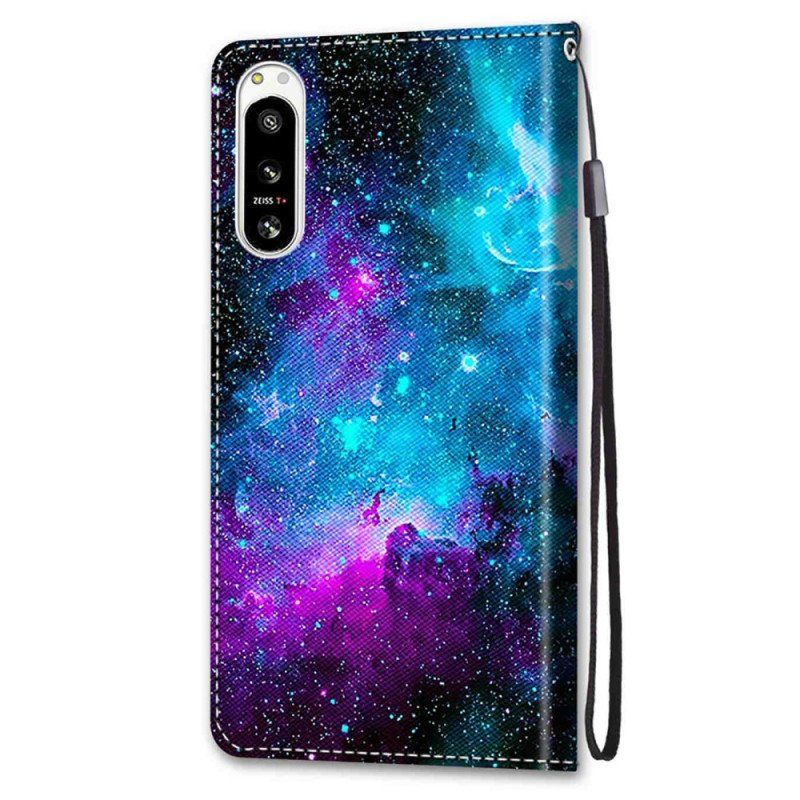 Etui Folio do Sony Xperia 5 IV Kosmiczne Niebo