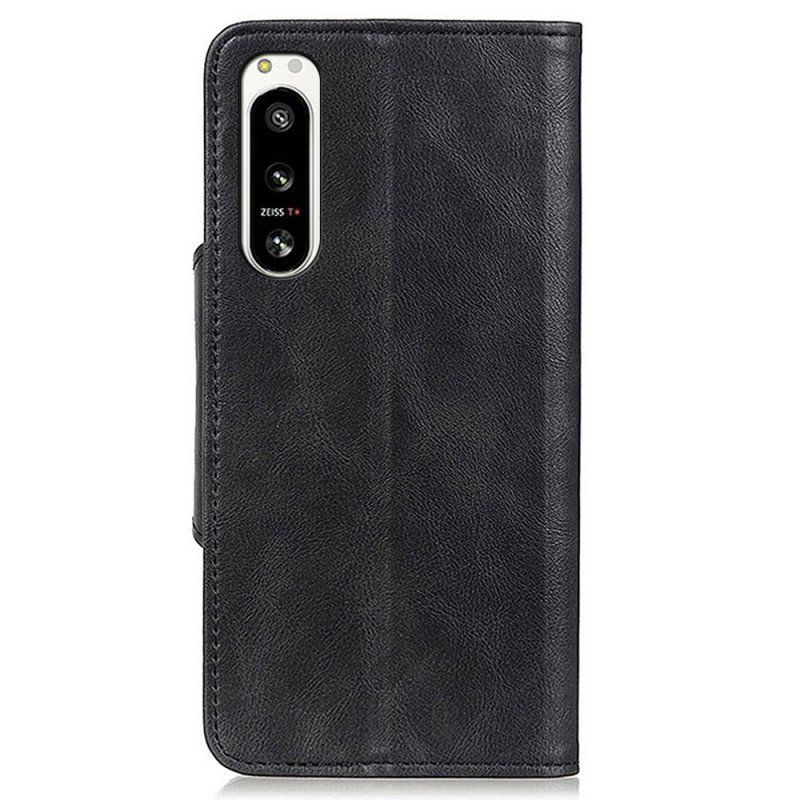 Etui Folio do Sony Xperia 5 IV Przycisk Magnetyczny