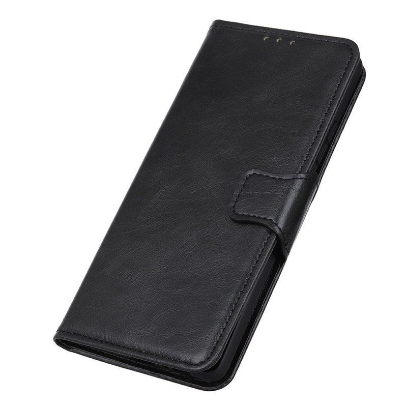 Etui Folio do Sony Xperia 5 IV Stylowe Skórzane Zapięcie Dwustronne