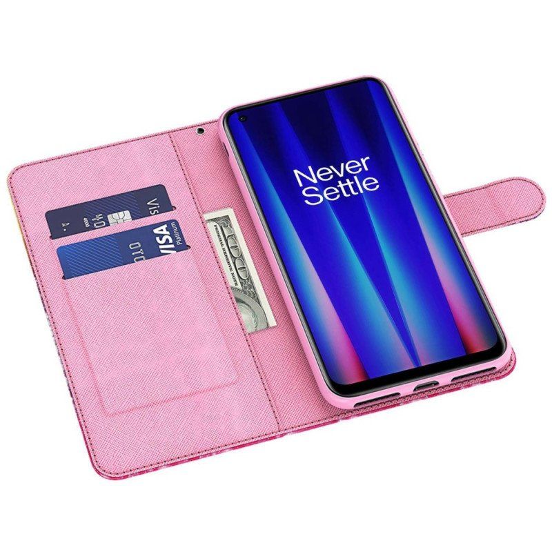 Etui Folio do Sony Xperia 5 IV z Łańcuch Stringi Motyle