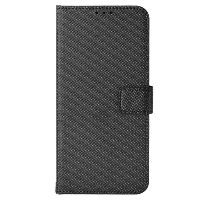 Etui Folio do Vivo X80 Pro z Łańcuch Pasek Z Włókna Węglowego