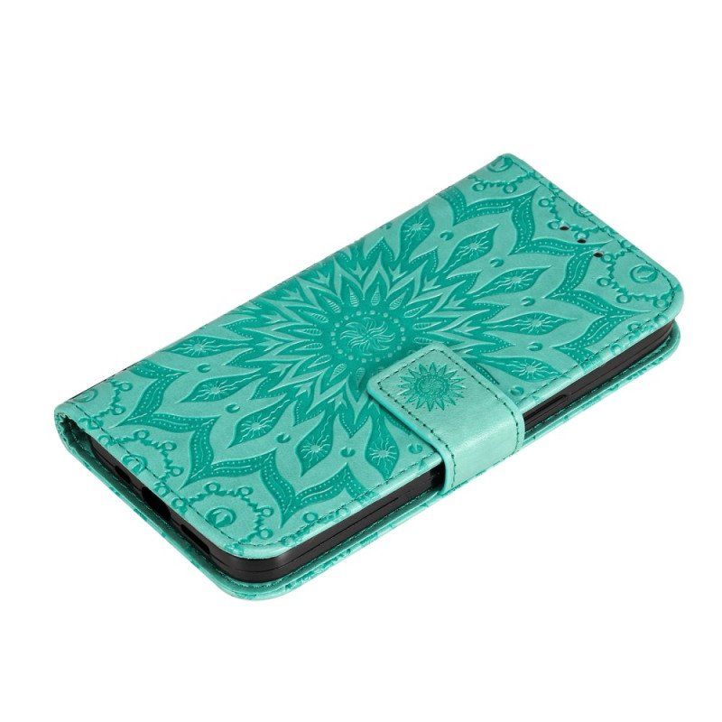 Etui Folio do Vivo Y16 Mandala Sun Ze Smyczą