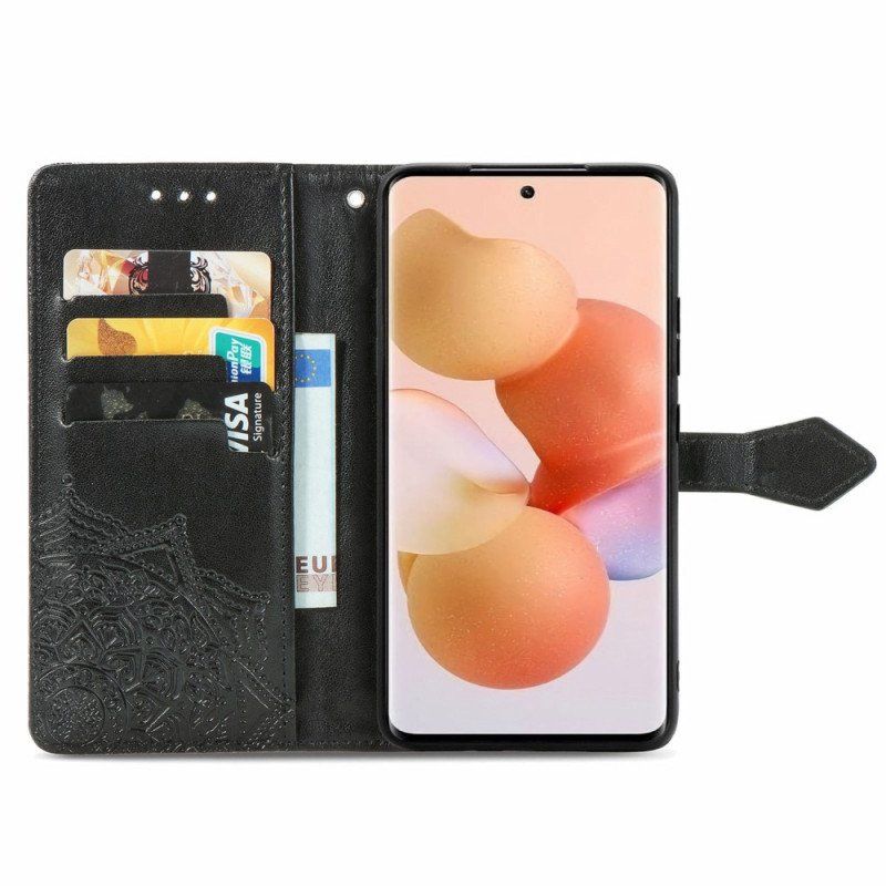 Etui Folio do Xiaomi 12 / 12X Średniowiecze Mandali