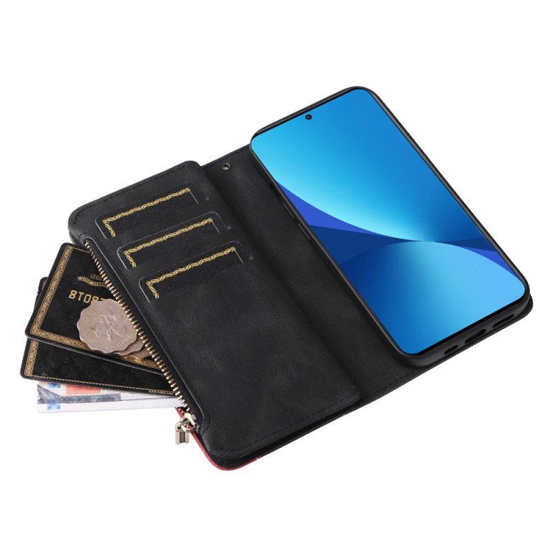 Etui Folio do Xiaomi 12 Lite Dwukolorowa Z Portmonetką