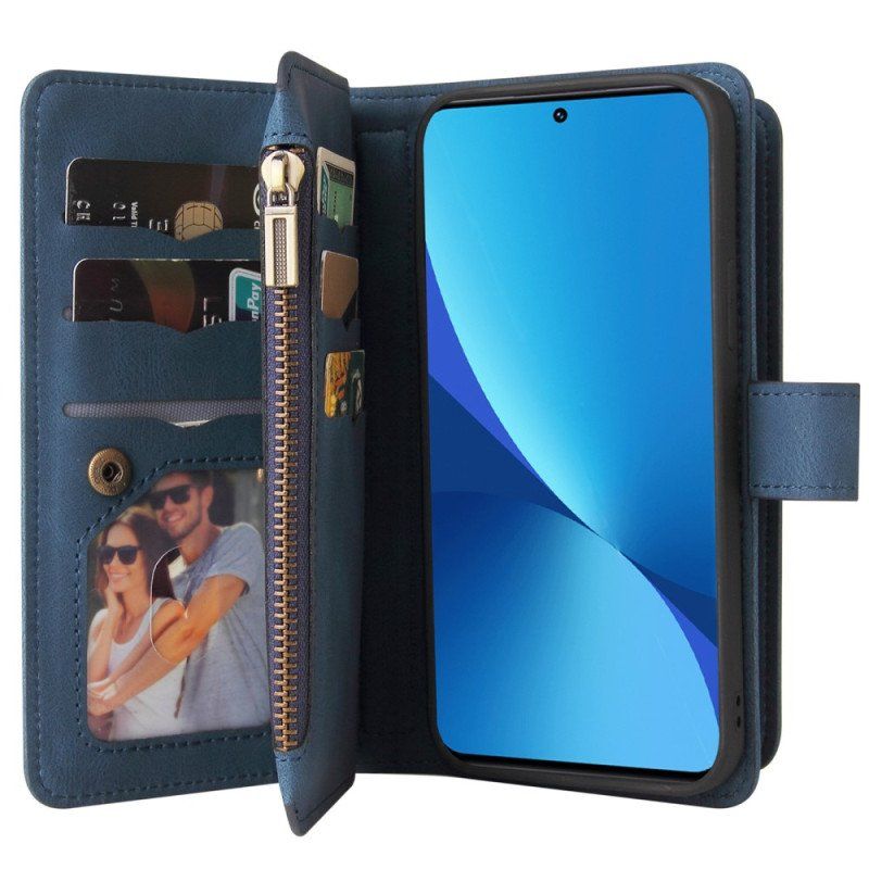 Etui Folio do Xiaomi 12 Lite Wielofunkcyjny Uchwyt Na Karty