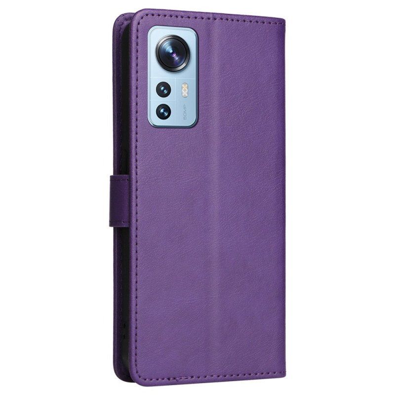 Etui Folio do Xiaomi 12 Lite z Łańcuch Zwykły Z Paskiem