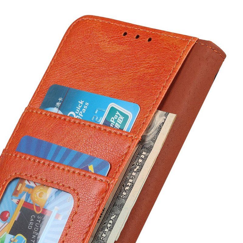 Etui Folio do Xiaomi 12 Pro Dwoina Skóry Nappa