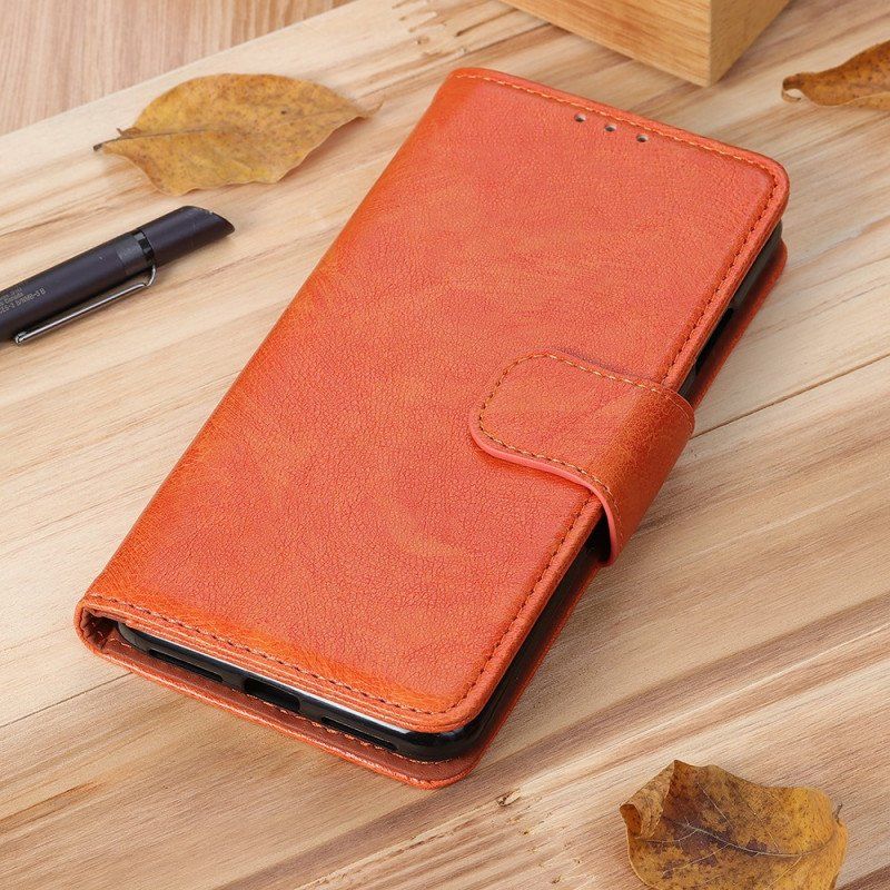 Etui Folio do Xiaomi 12 Pro Dwoina Skóry Nappa