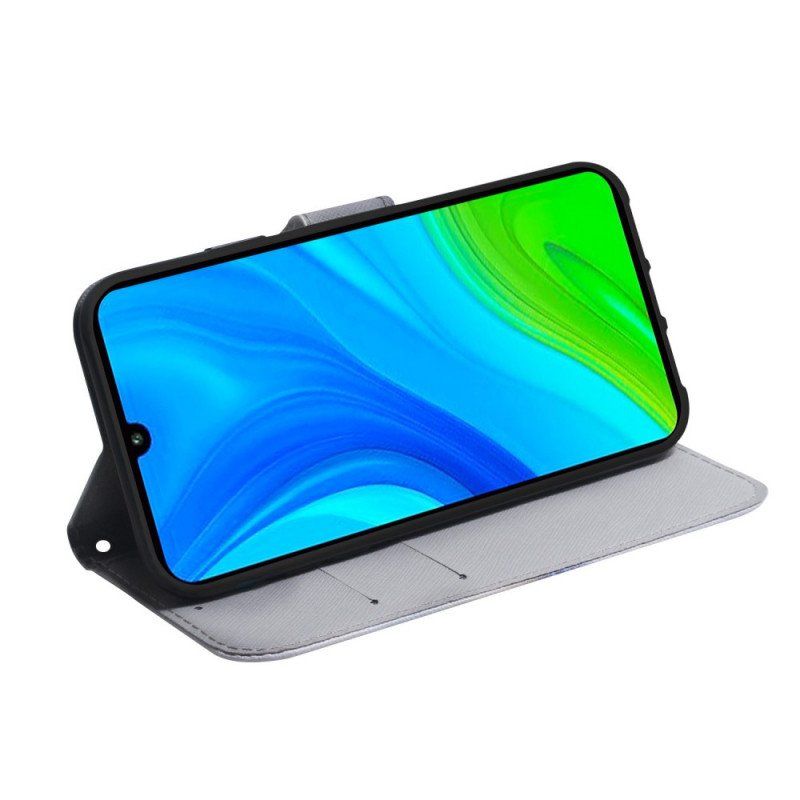 Etui Folio do Xiaomi 12 Pro Malarstwo Wilka