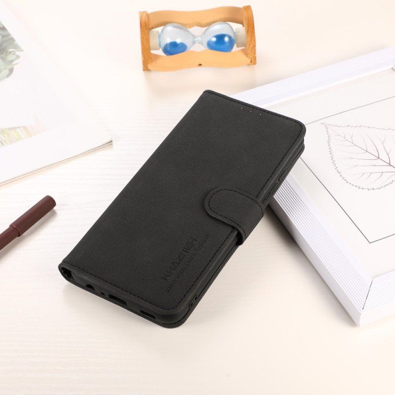 Etui Folio do Xiaomi 12 Pro Modny Efekt Skóry Khazneh