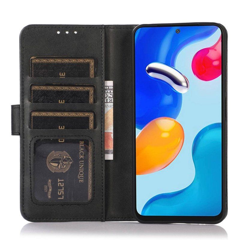 Etui Folio do Xiaomi 12T / 12T Pro Efekt Trzeźwej Skóry