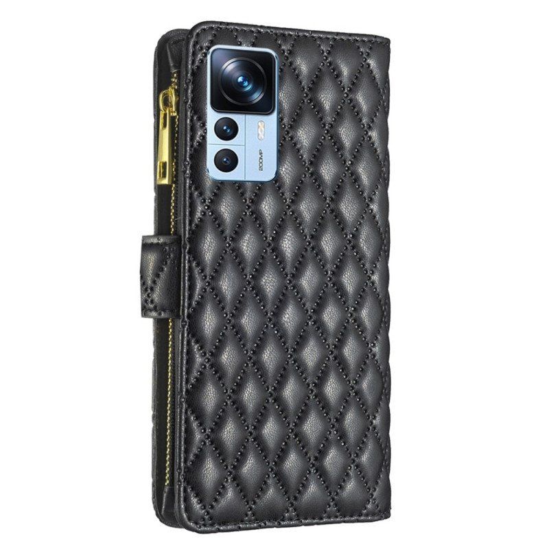 Etui Folio do Xiaomi 12T / 12T Pro Kolorystyka Binfen Pikowana