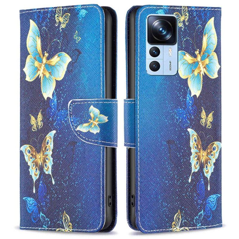 Etui Folio do Xiaomi 12T / 12T Pro Niesamowite Motyle