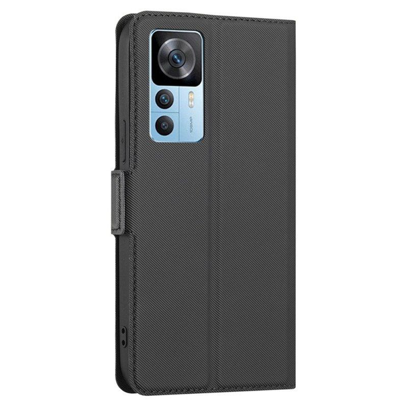 Etui Folio do Xiaomi 12T / 12T Pro Ultra Cienki Dwukolorowy