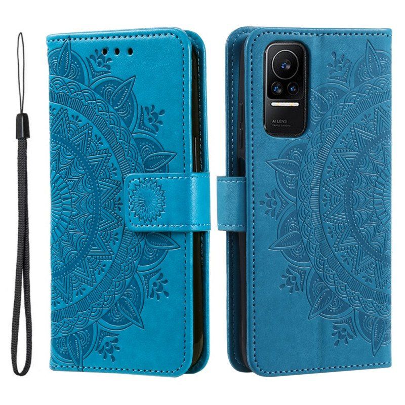 Etui Folio do Xiaomi 13 Lite Mandala Sun Ze Smyczą