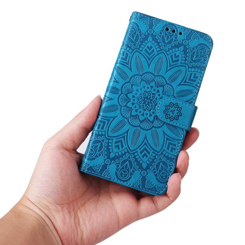 Etui Folio do Xiaomi 13 Mandala Sun Ze Smyczą