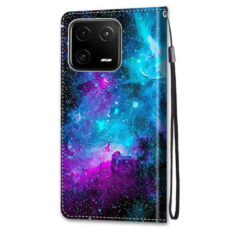 Etui Folio do Xiaomi 13 Pro Kosmiczne Niebo