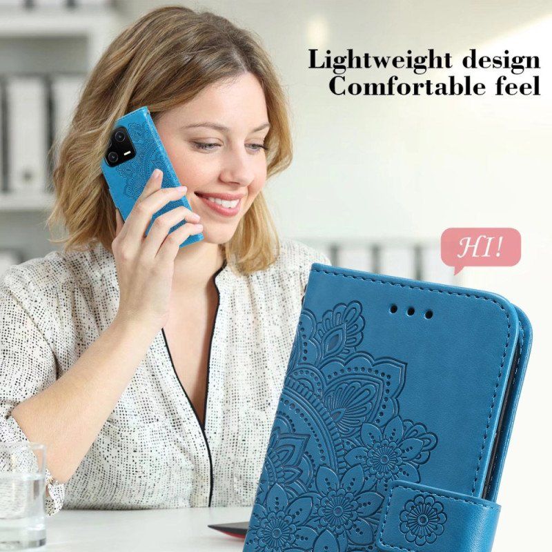 Etui Folio do Xiaomi 13 z Łańcuch Paskowata Mandala