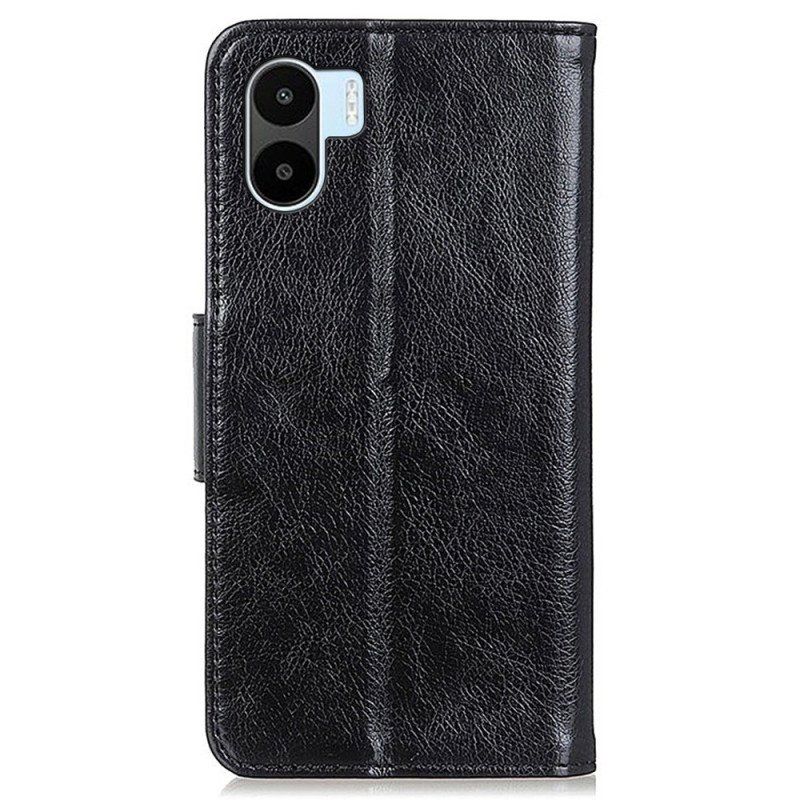 Etui Folio do Xiaomi Redmi A1 Dwoina Skóry Nappa