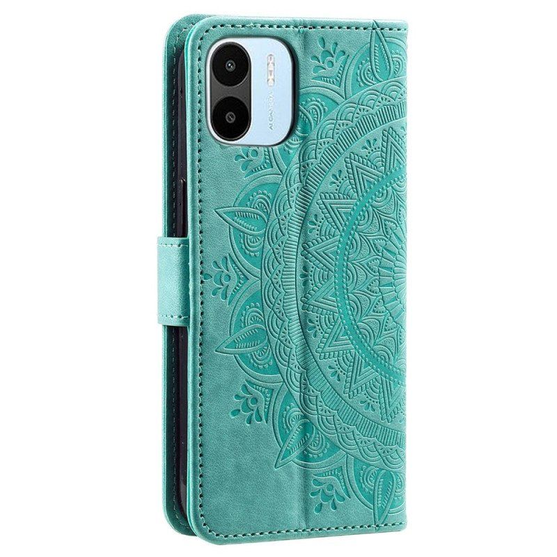 Etui Folio do Xiaomi Redmi A1 Mandala Słońca