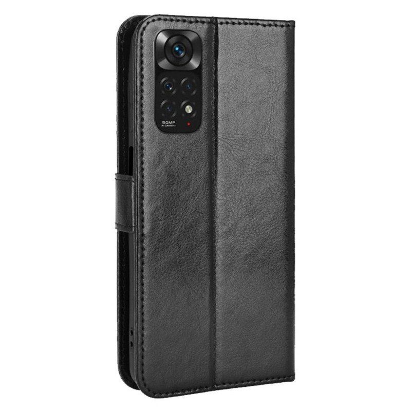 Etui Folio do Xiaomi Redmi Note 11 / 11S Błyszcząca Sztuczna Skóra