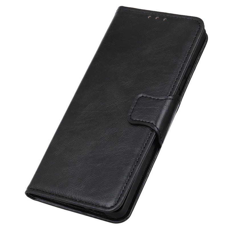 Etui Folio do Xiaomi Redmi Note 11 / 11S Dwustronne Zapięcie Z Efektem Skóry