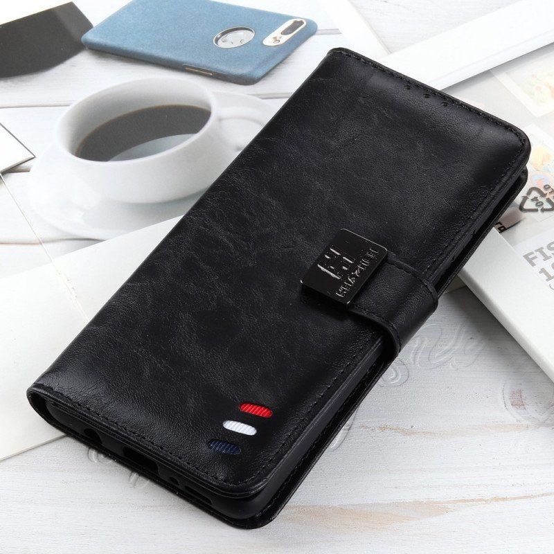 Etui Folio do Xiaomi Redmi Note 11 / 11S Efekt Skóry Żubra