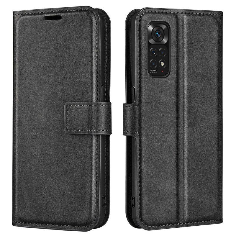 Etui Folio do Xiaomi Redmi Note 11 / 11S Efekt Skóry W Stylu Retro