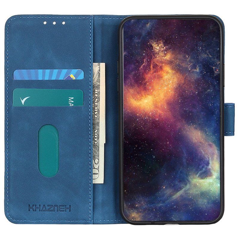 Etui Folio do Xiaomi Redmi Note 11 / 11S Khazneh Efekt Skóry W Stylu Vintage