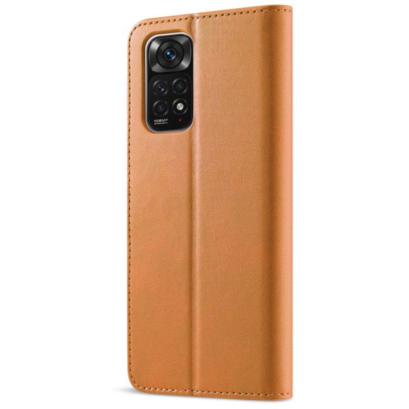 Etui Folio do Xiaomi Redmi Note 11 / 11S Lc.imeeke Efekt Skóry