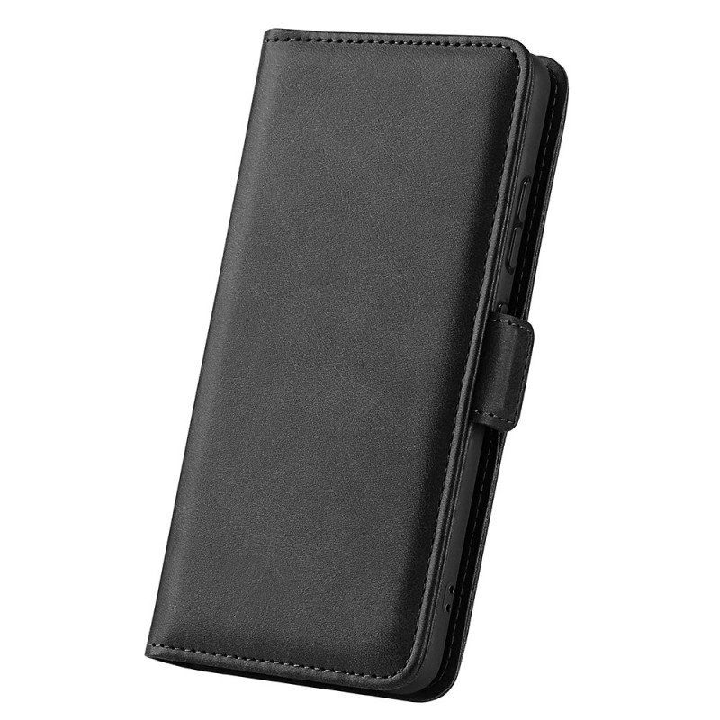 Etui Folio do Xiaomi Redmi Note 11 / 11S Skórzany Futerał Podwójna Klapa