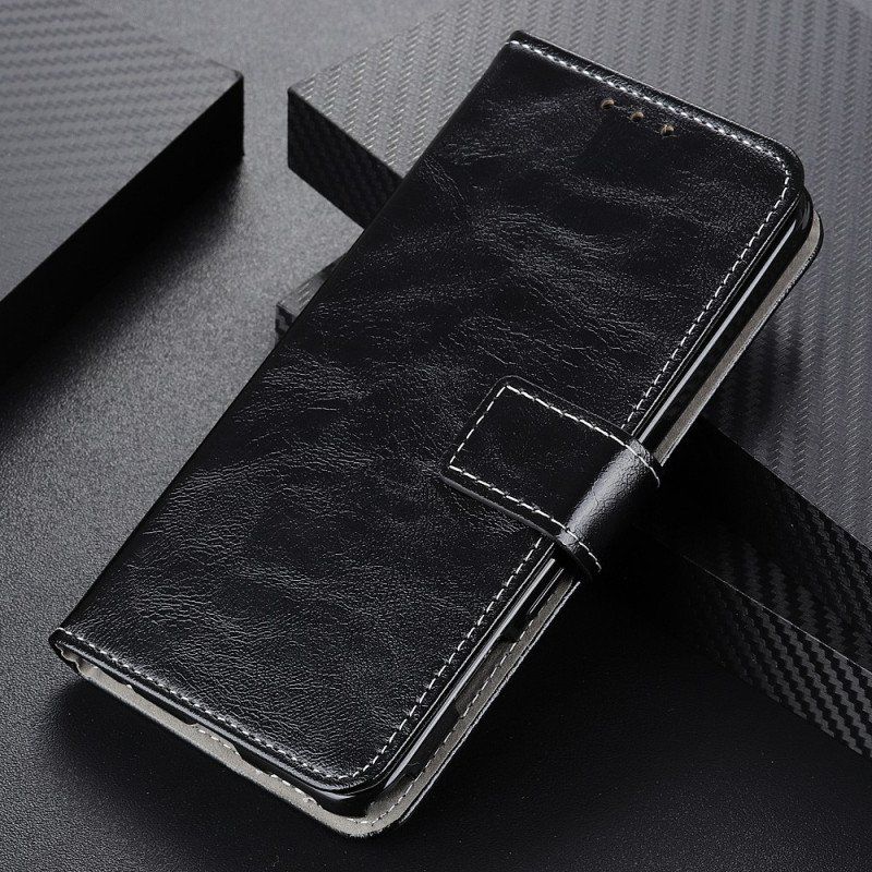 Etui Folio do Xiaomi Redmi Note 11 Pro / 11 Pro 5G Błyszczące I Odsłonięte Szwy