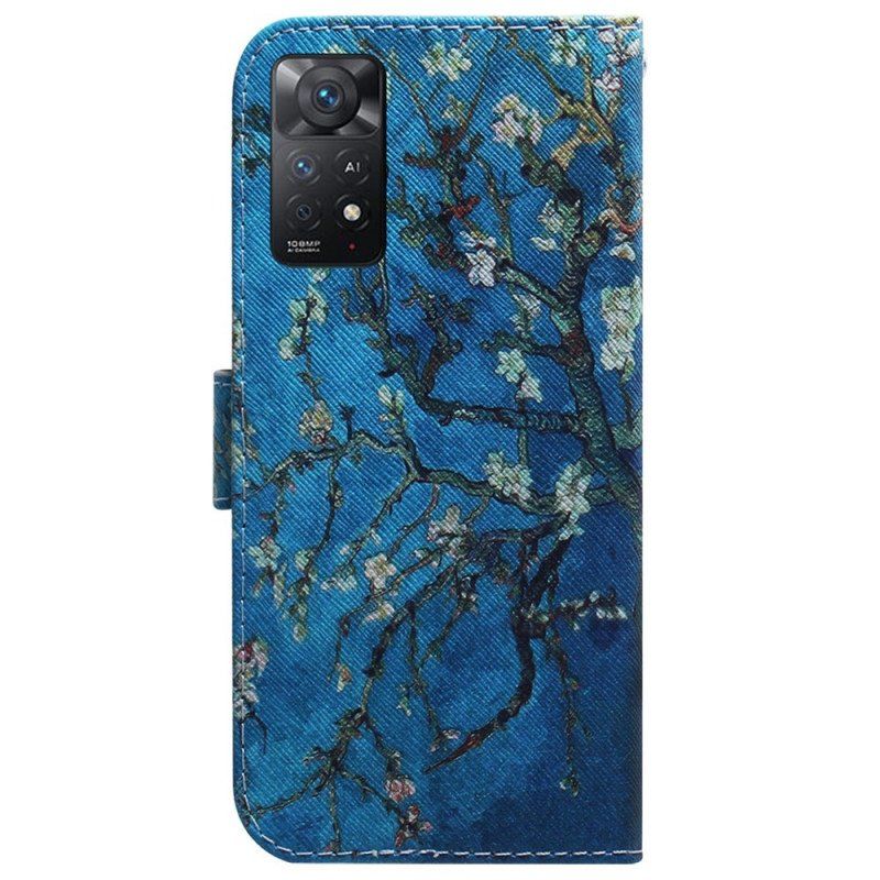 Etui Folio do Xiaomi Redmi Note 11 Pro / 11 Pro 5G Kwitnąca Gałąź Drzewa