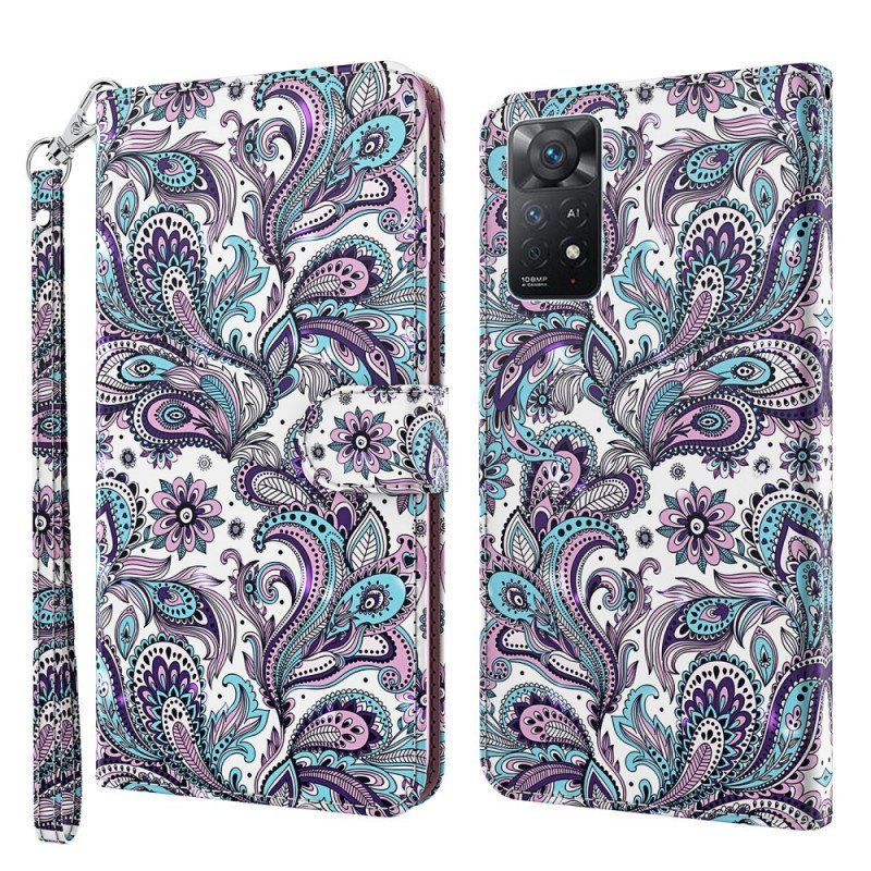 Etui Folio do Xiaomi Redmi Note 11 Pro / 11 Pro 5G Paisley