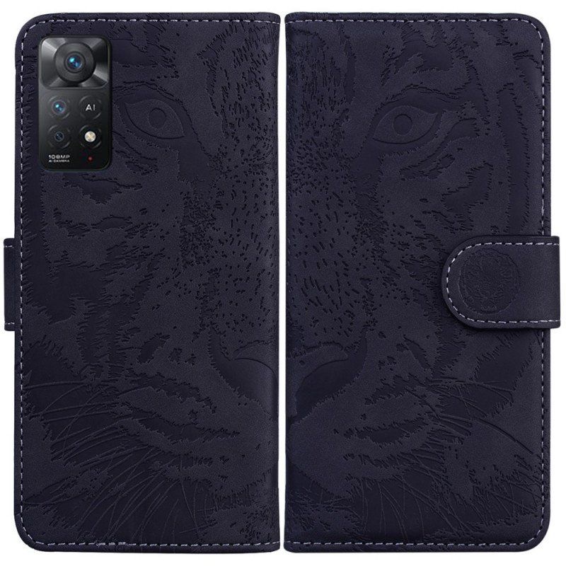 Etui Folio do Xiaomi Redmi Note 11 Pro / 11 Pro 5G Ślad Tygrysa