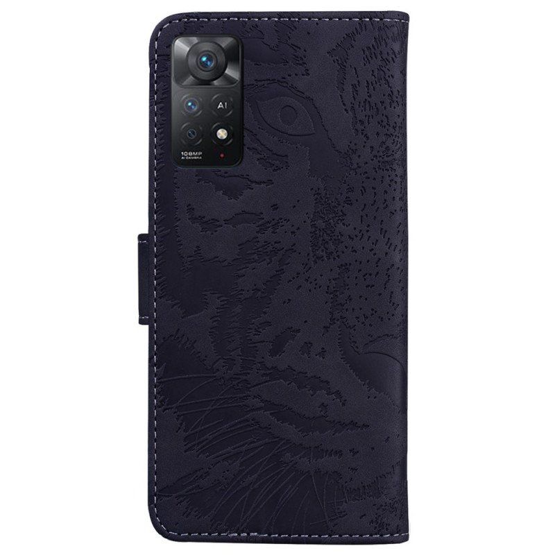 Etui Folio do Xiaomi Redmi Note 11 Pro / 11 Pro 5G Ślad Tygrysa