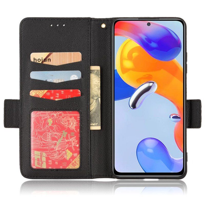 Etui Folio do Xiaomi Redmi Note 11 Pro / 11 Pro 5G Sztuczna Skóra Liczi