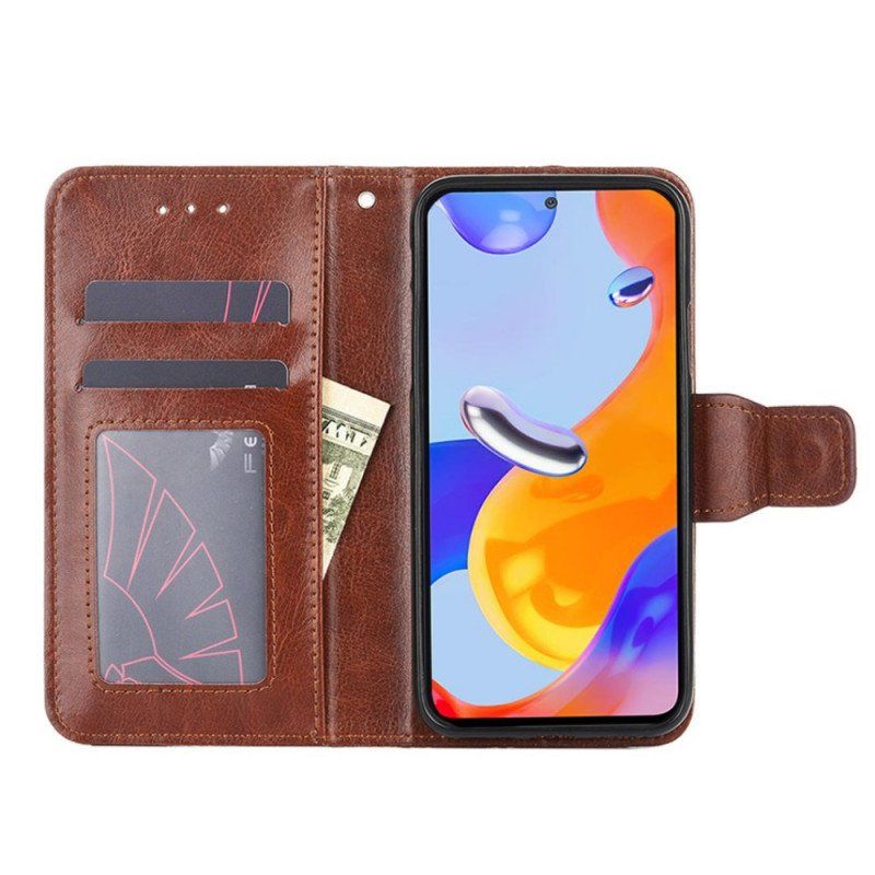 Etui Folio do Xiaomi Redmi Note 11 Pro / 11 Pro 5G Sztuczna Skóra W Stylu Retro