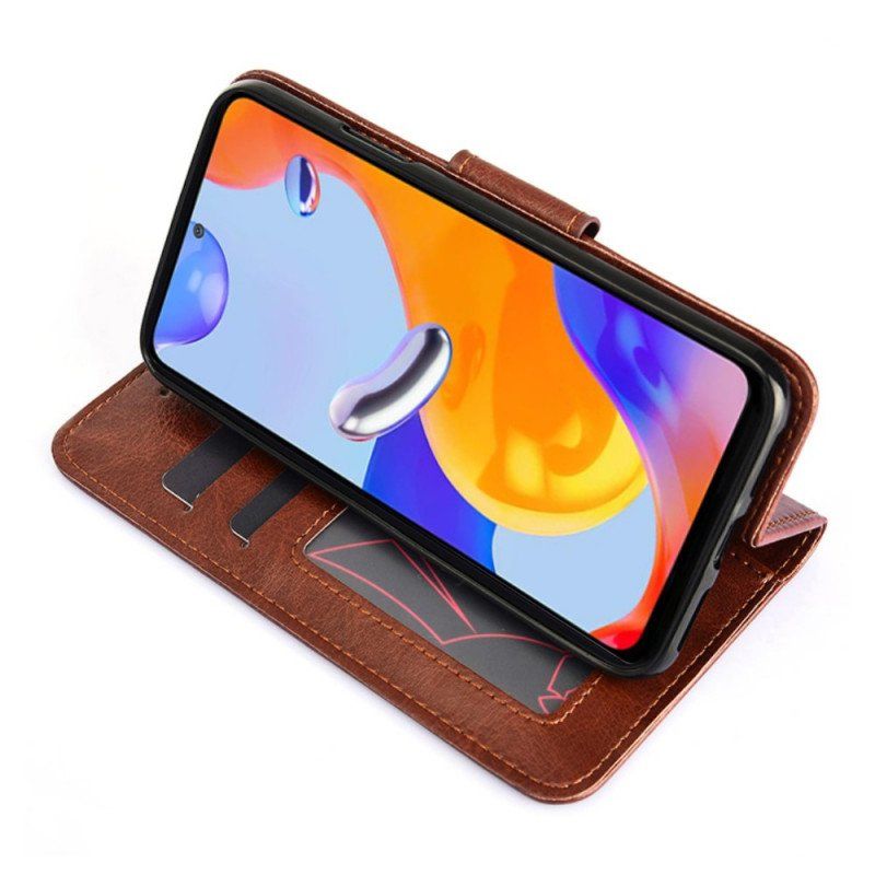 Etui Folio do Xiaomi Redmi Note 11 Pro / 11 Pro 5G Sztuczna Skóra W Stylu Retro