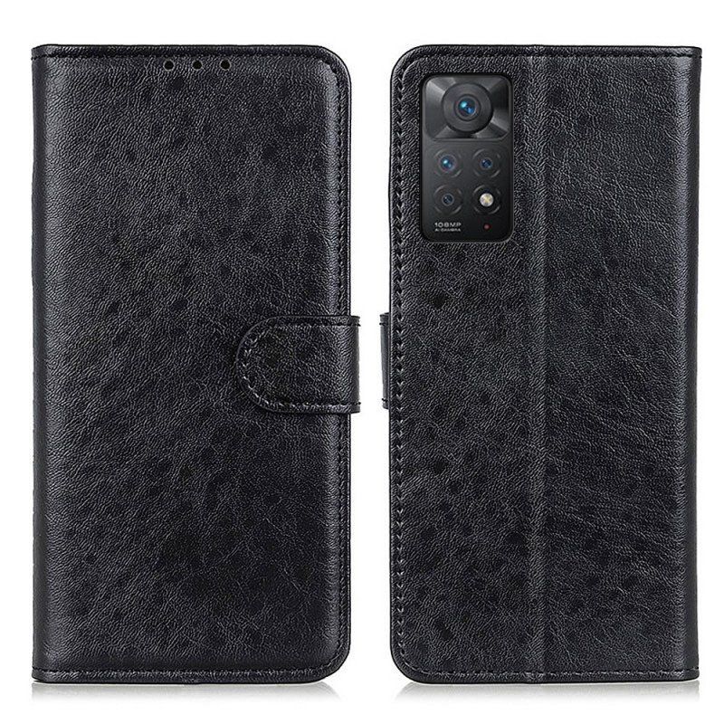 Etui Folio do Xiaomi Redmi Note 11 Pro / 11 Pro 5G Teksturowana Sztuczna Skóra