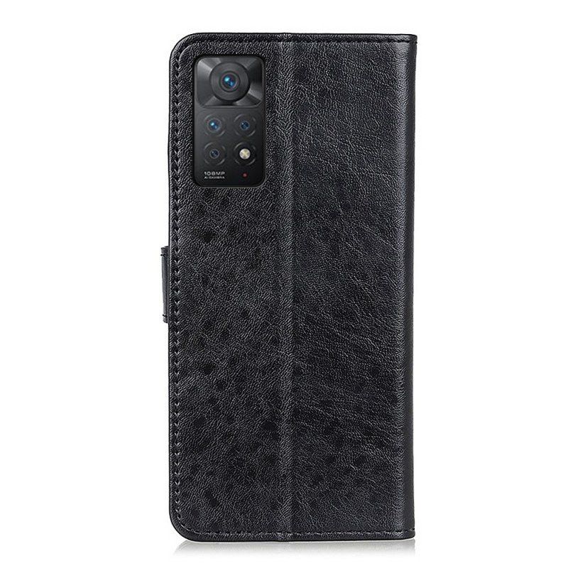 Etui Folio do Xiaomi Redmi Note 11 Pro / 11 Pro 5G Teksturowana Sztuczna Skóra