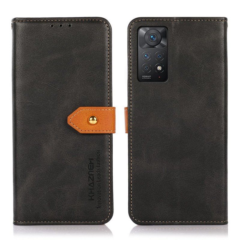 Etui Folio do Xiaomi Redmi Note 11 Pro / 11 Pro 5G Z Paskiem Khazneh