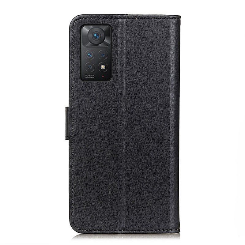 Etui Folio do Xiaomi Redmi Note 11 Pro / 11 Pro 5G Zwykła Sztuczna Skóra