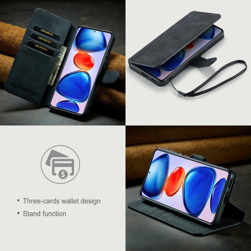 Etui Folio do Xiaomi Redmi Note 11 Pro Plus 5G Dg.ming Retro