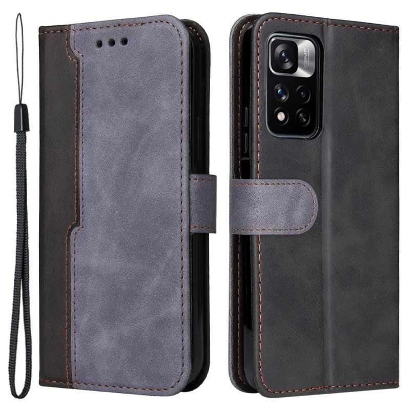 Etui Folio do Xiaomi Redmi Note 11 Pro Plus 5G Dwutonowy