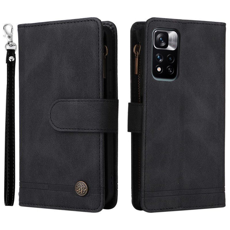 Etui Folio do Xiaomi Redmi Note 11 Pro Plus 5G Wielofunkcyjna Portmonetka