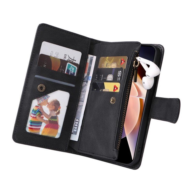 Etui Folio do Xiaomi Redmi Note 11 Pro Plus 5G Wielofunkcyjna Portmonetka