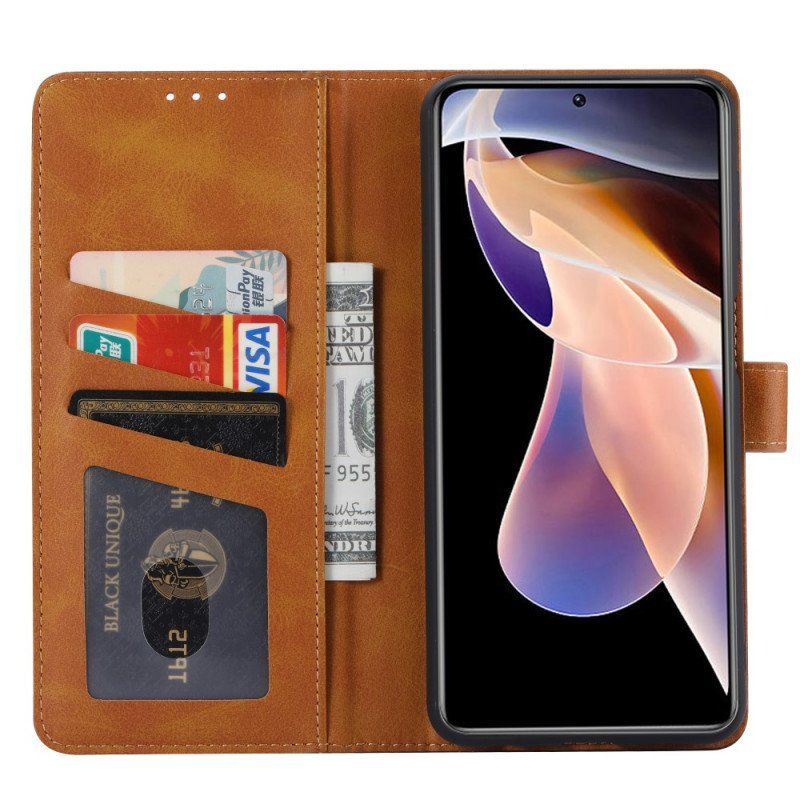 Etui Folio do Xiaomi Redmi Note 11 Pro Plus 5G Z Paskiem